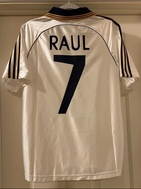 Adidas Real Madrid 1999 Jersey Raul Size Small RARE